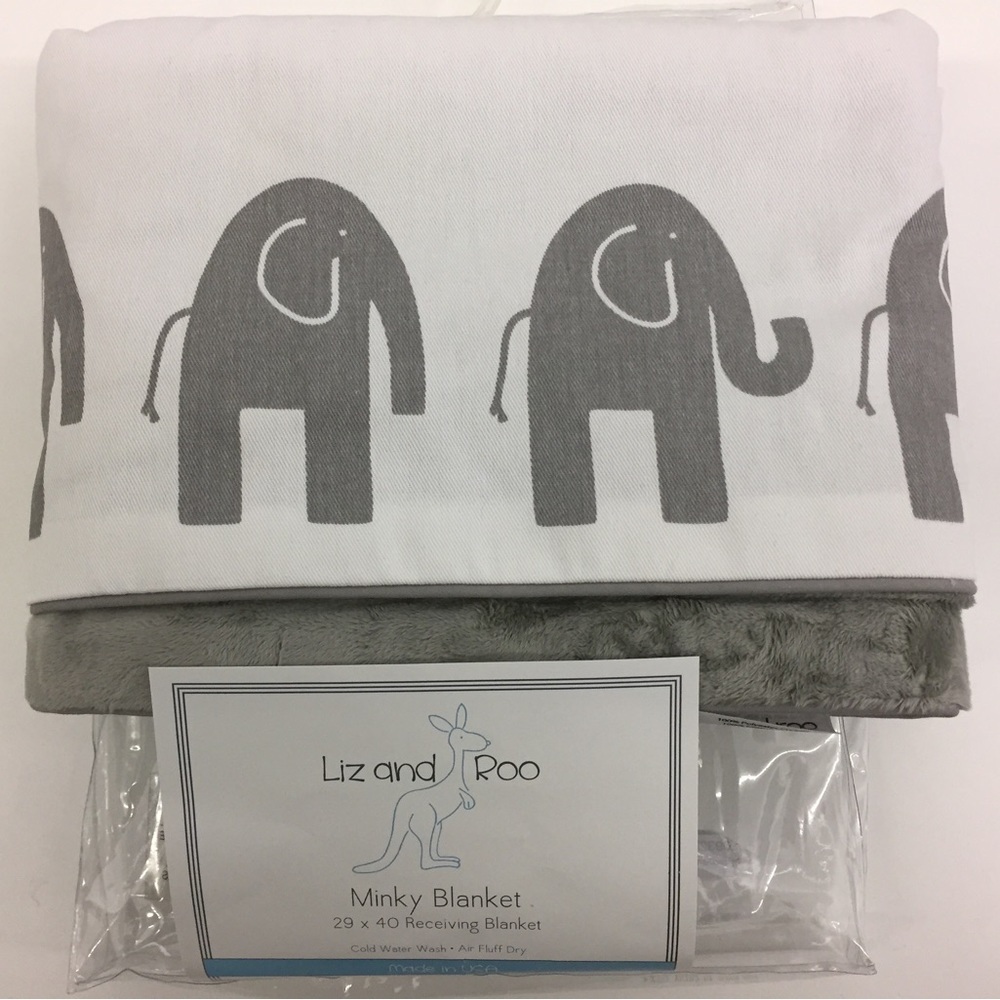 Liz and Roo Luxury Minky Baby Blanket New